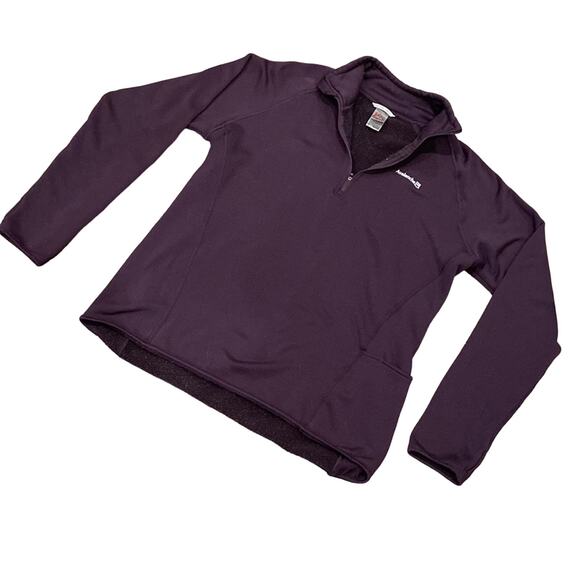 AVALANCHE Fleece Lined Pullover 1/2 Zip Sweater Purple XL - Picture 2 of 9